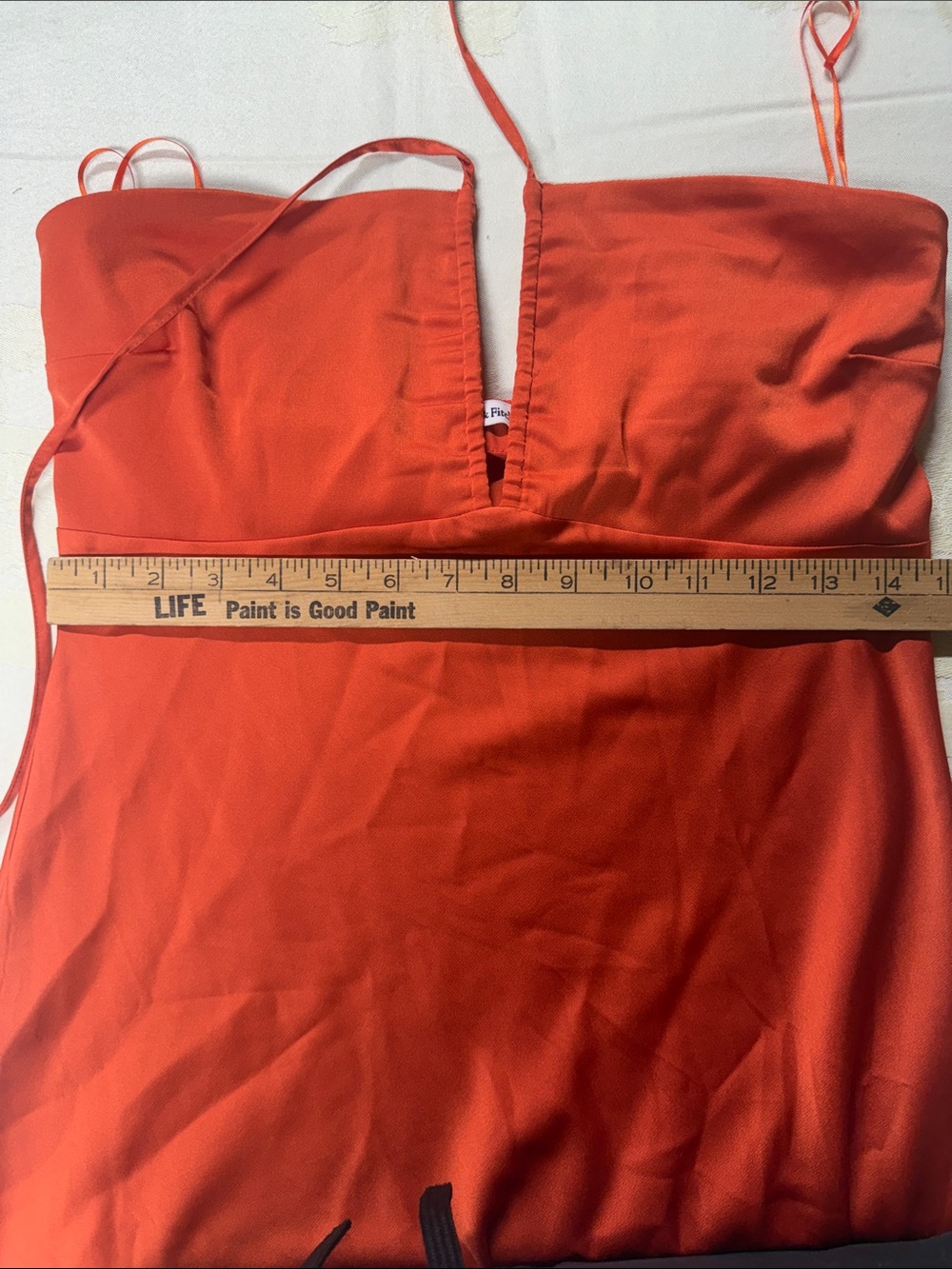 Abercrombie & Fitch Coral Orange Dress - Picture 5 of 7
